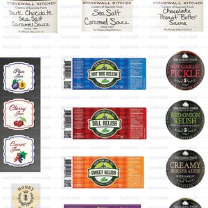 Printable Miniature Food Packaging for Miniature Dollhouse 1:6 Scale ...