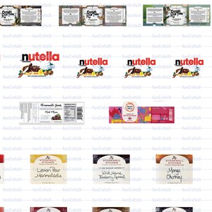 170 Printable Miniature Canned Food and Sauces for Miniature Dollhouse ...