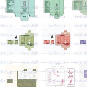 Printable Miniature Cosmetics and Perfume for Miniature Dollhouse 1:12 ...