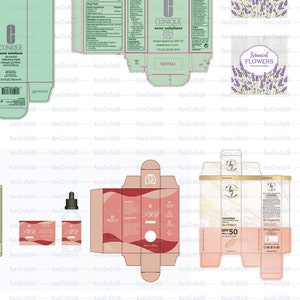 Printable Miniature Cosmetics and Perfume for Miniature Dollhouse 1:6 Scale. DIY Miniatures for ...