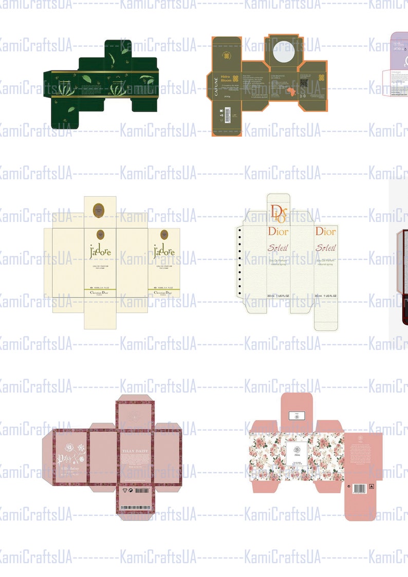 Printable Miniature Cosmetics and Perfume for Miniature - Etsy