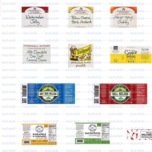 170 Printable Miniature Canned Food and Sauces for Miniature Dollhouse ...