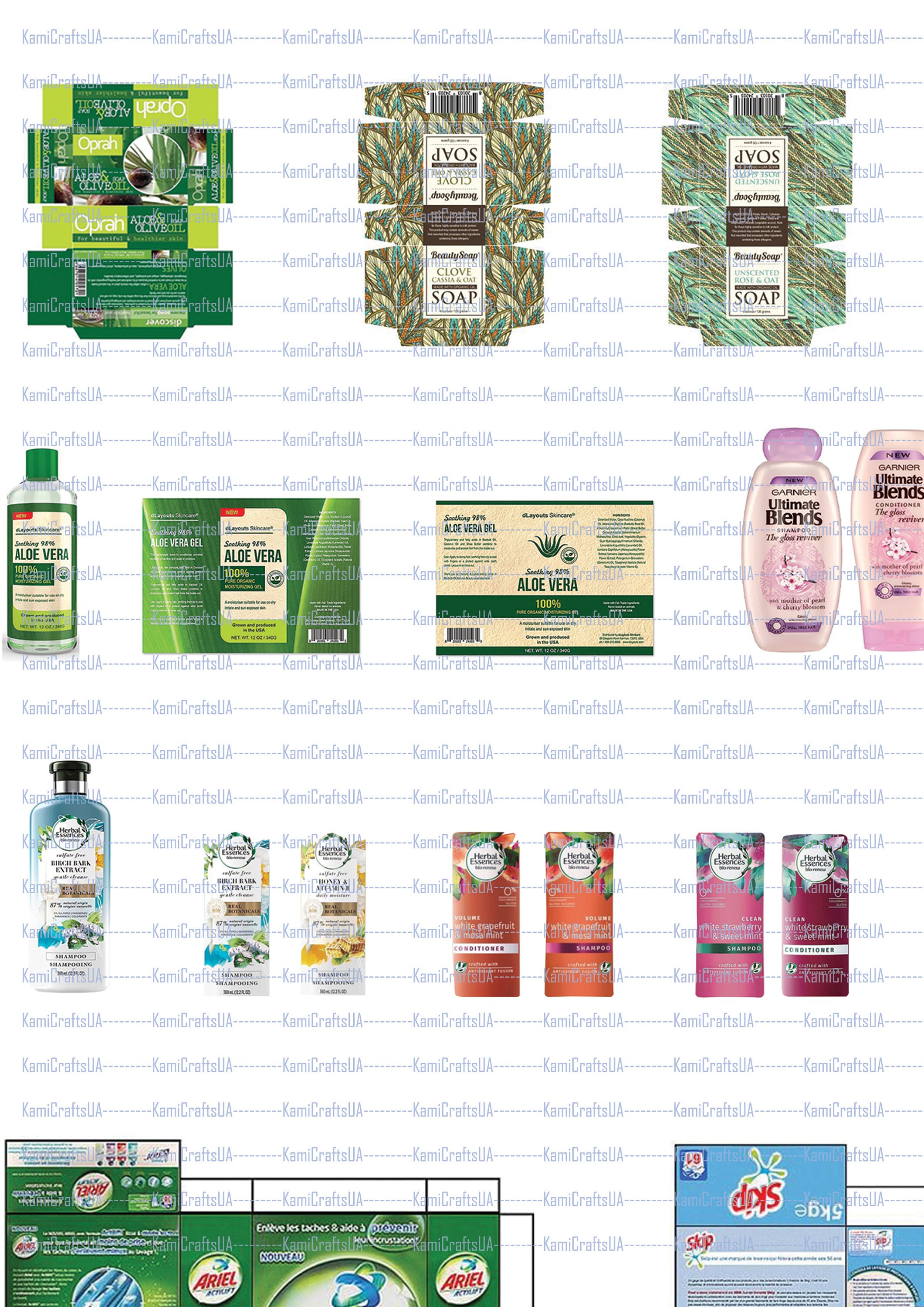 50 Printable Miniature Cleaning Supplies for Miniature Dollhouse 1:12 ...
