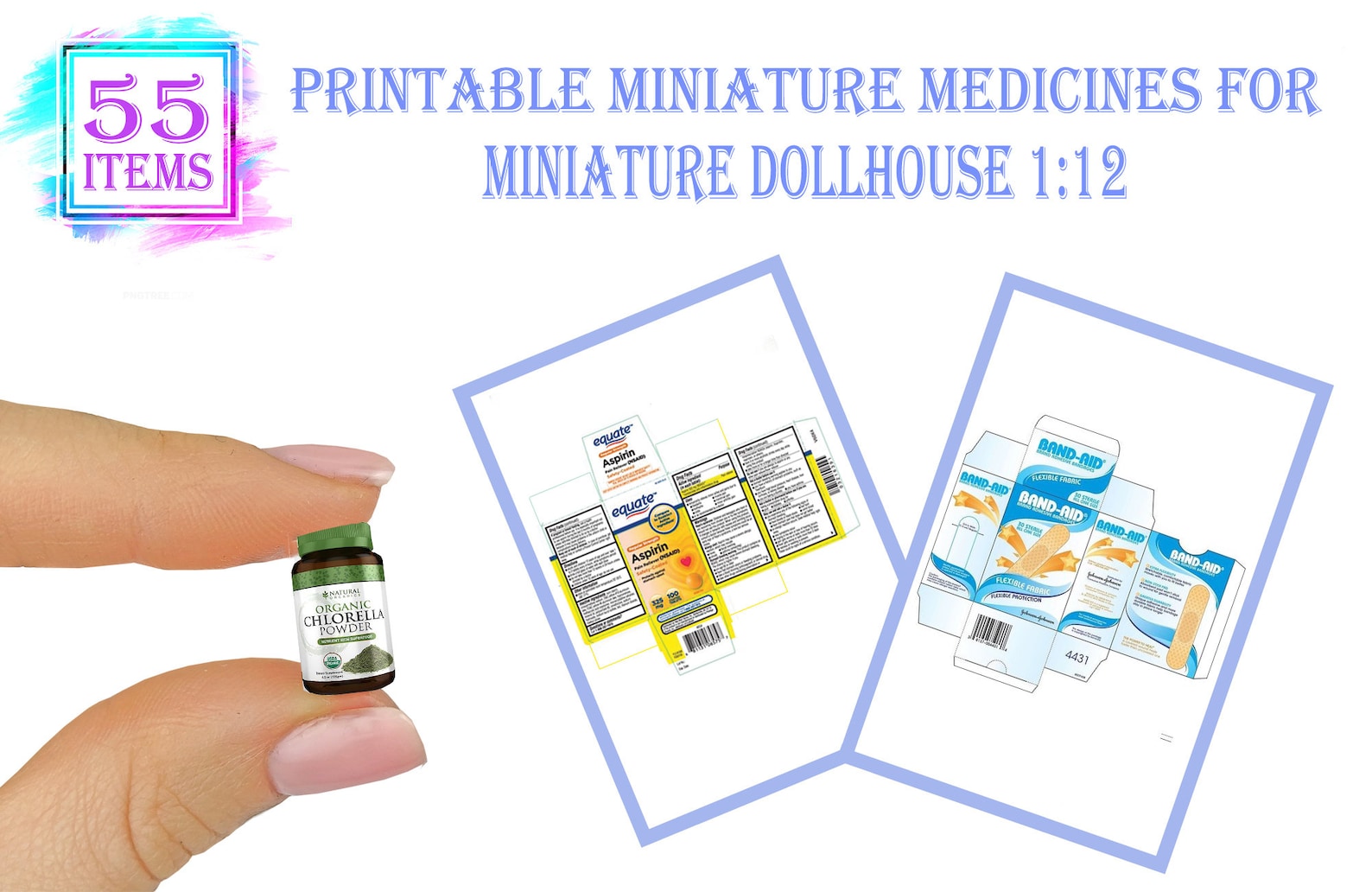 55 Printable Miniature Medicines for Dollhouse 1:12 Scale - Etsy