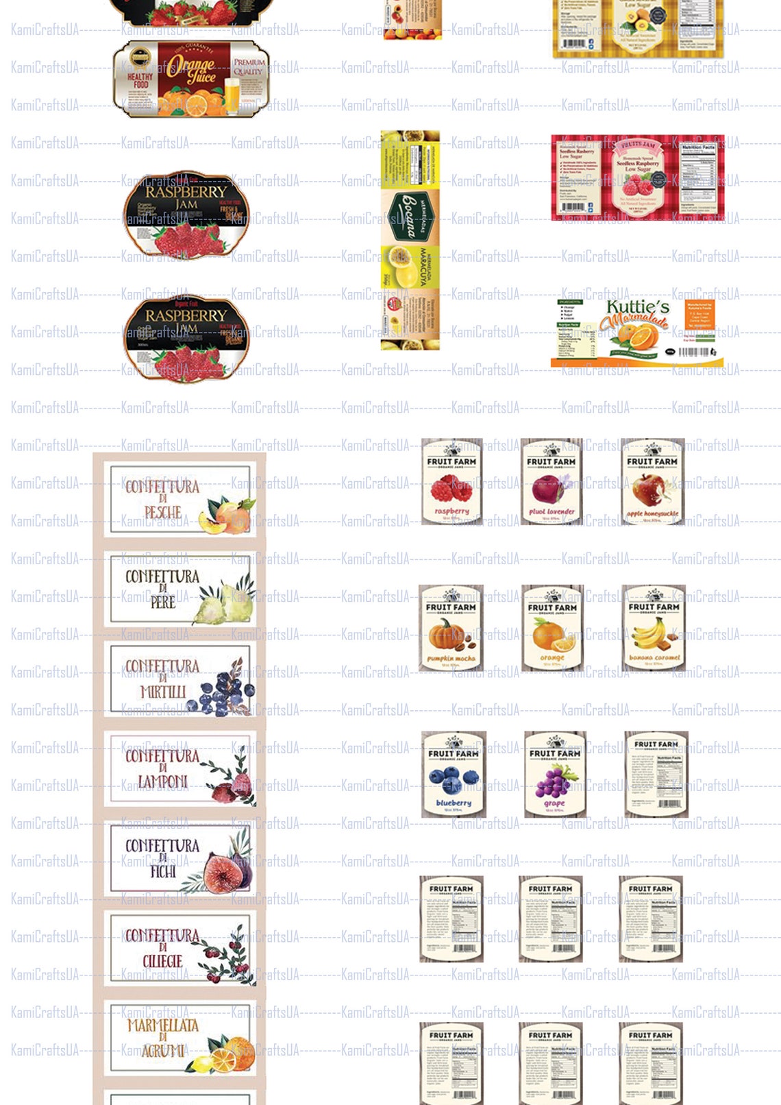 170 Printable Miniature Canned Food and Sauces for Miniature - Etsy UK
