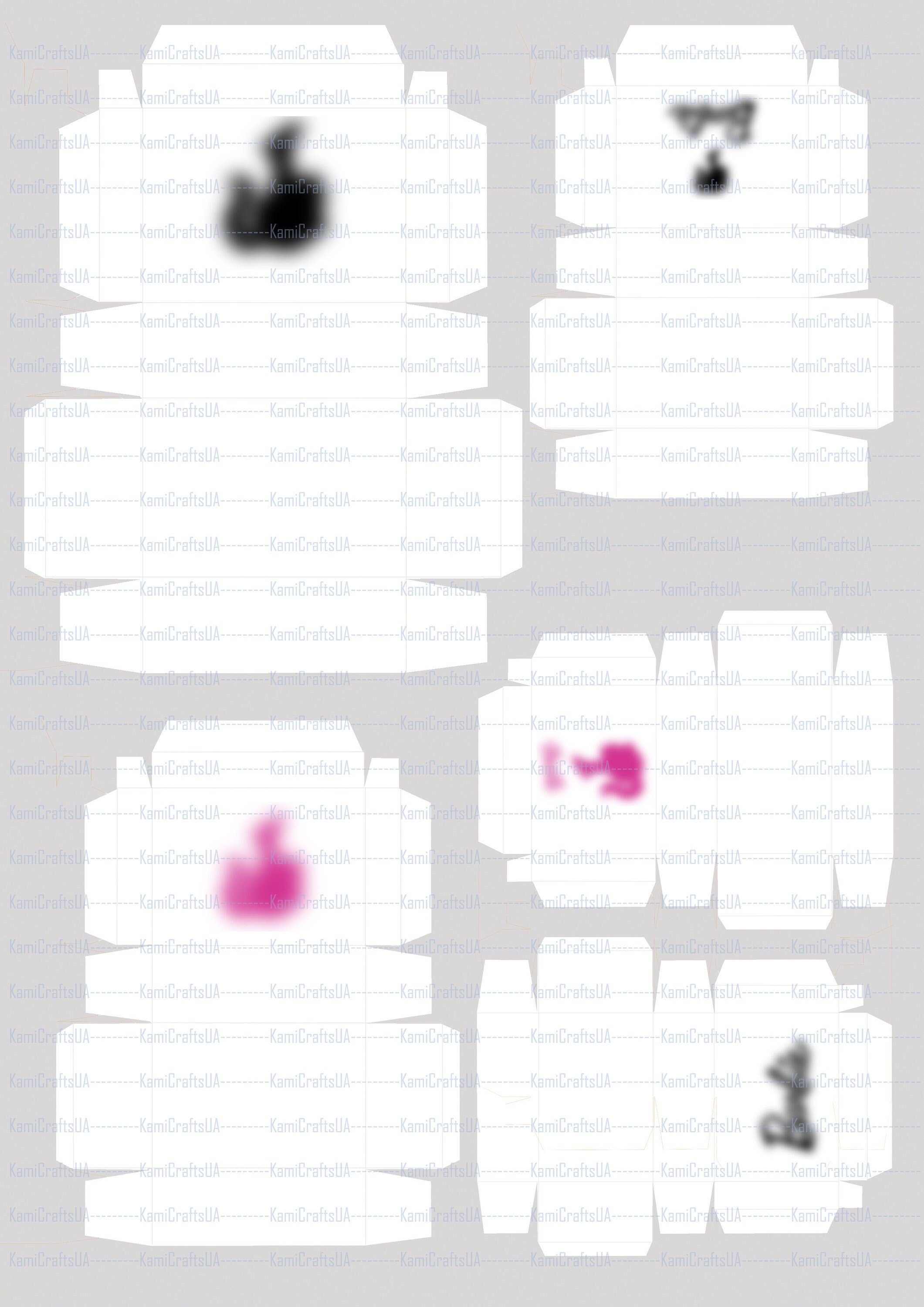 Printable Miniature Brand Boxes for Miniature Dollhouse 1:6 Scale ...