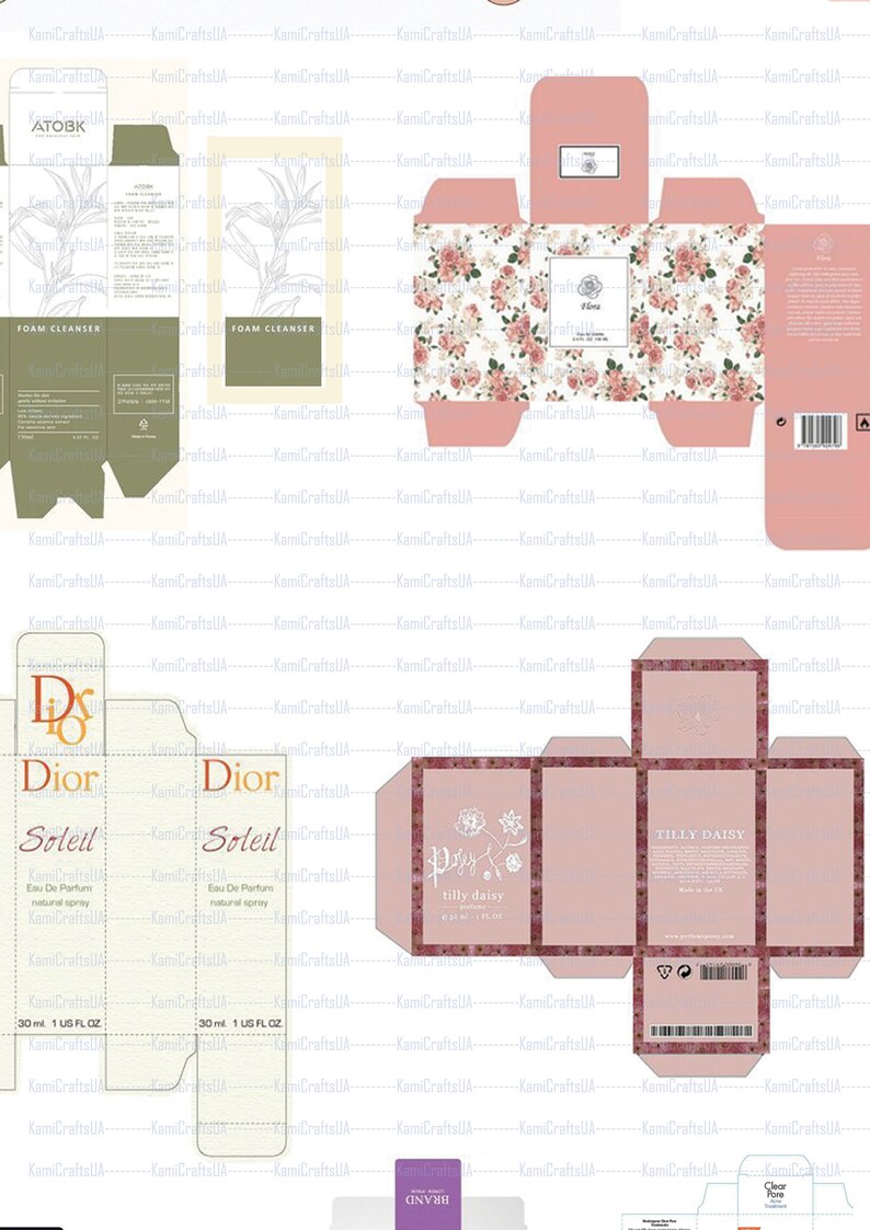 Printable Miniature Cosmetics and Perfume for Miniature - Etsy