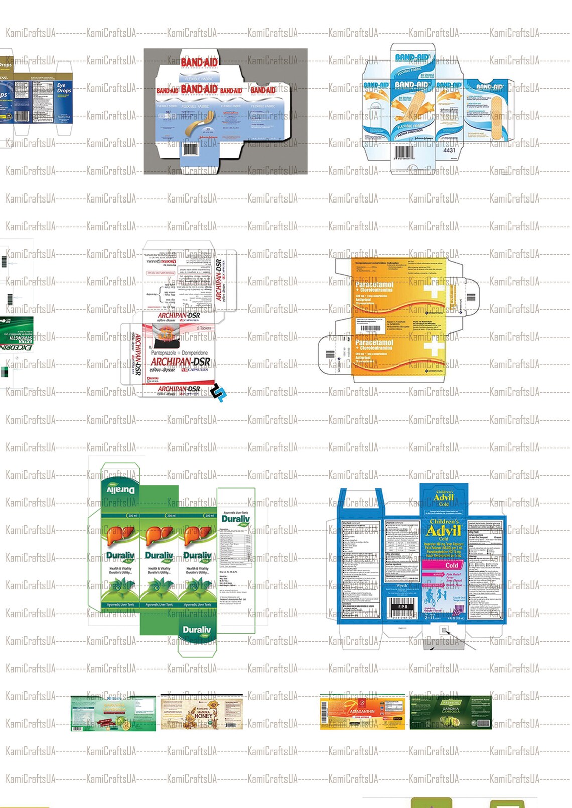 55 Printable Miniature Medicines for Dollhouse 1:12 Scale - Etsy