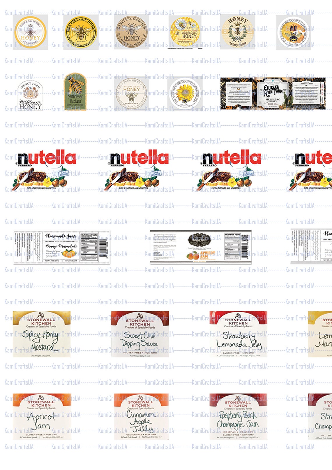 170 Printable Miniature Canned Food and Sauces for Miniature - Etsy
