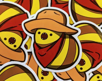 Cowboy Ronka FFXIV Glossy Sticker