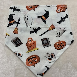 Vintage Halloween Characters Bandana for Dog/Cat/Pet
