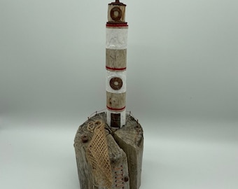 Driftwood lighthouse