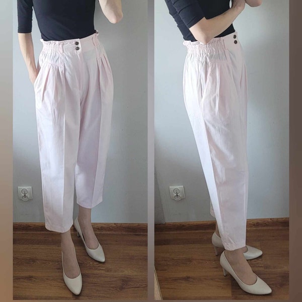 Fundamental Things vintage pantalon taille haute années 80