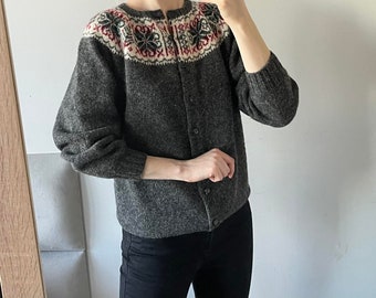 Laurence J.Smith Shetland Wool Cardigan