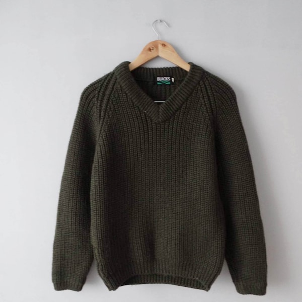 Heavy Wool Sweater Etsy