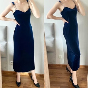 Maxi Velvet Dress Simon Jeffrey Vintage