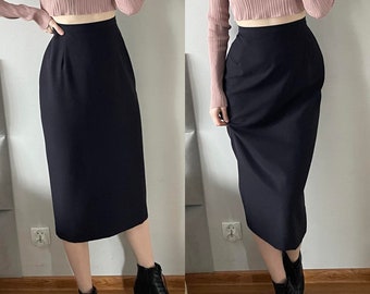 Vintage Maxi Wool Skirt St.Michael Marks & Spencer 90s