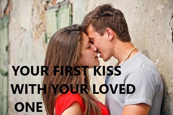 First Kiss With Loved One Drawing Digital Download Simple - Etsy.