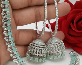 American Diamond Set - Etsy Australia