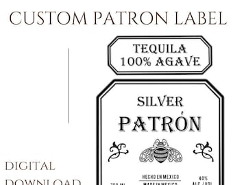 Patron Bottle - Etsy