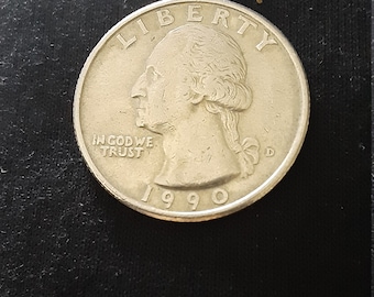 コイン 1990 年 アメリカ 25 セント - Etsy 日本