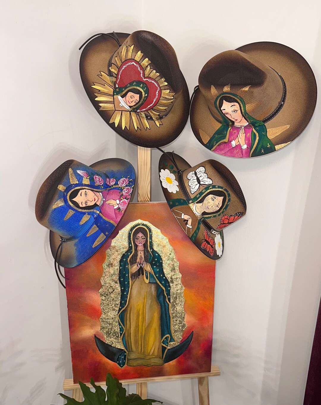 Virgen De Guadalupe Hat Etsy