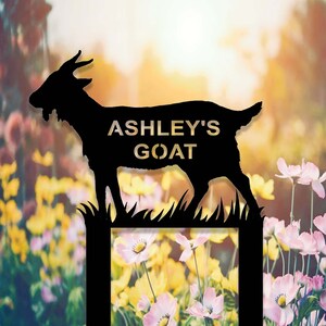 MTFun Farm Peeping Goat Chicken Metal Art Ornaments Garden Outdoor Wall Mounted Ornaments