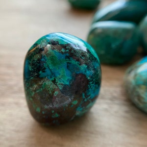 Chrysocolla |  Large High Quality Tumbles, Throat and Heart Chakra, Calming | Clarity | Wisdom