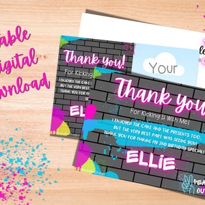 2 Legit to Quit| Thank you Cards | 2nd Birthday| Hip Hop| Editable
