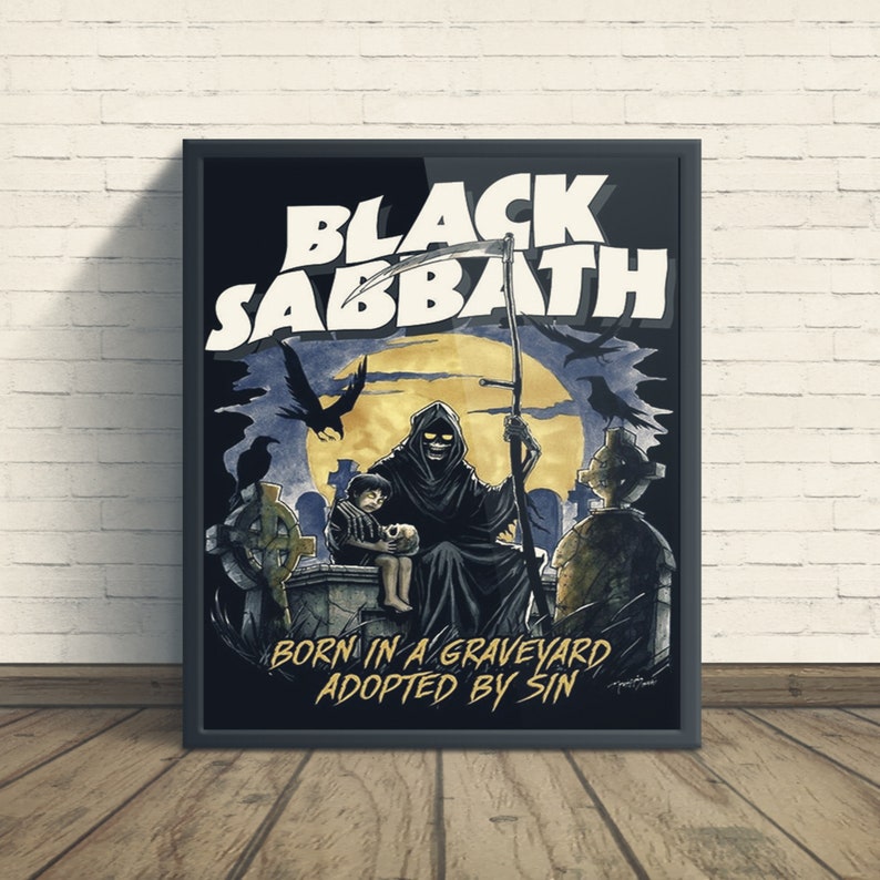 Black Sabbath Album Album Poster Room Decor Wall Decor Etsy