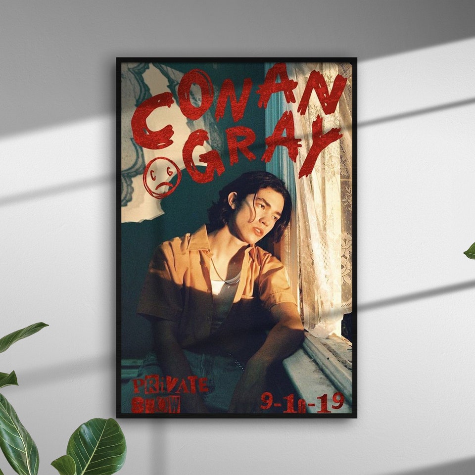 Conan Gray Poster, Room Decor, Music Poster, Gray Art sold by Cheryl ...