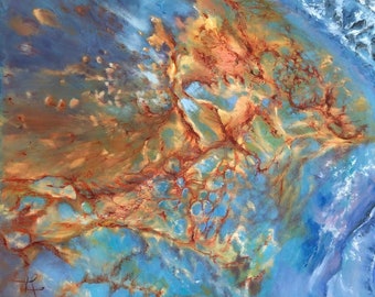 Space Painting Abstract Painting Original Painting Oil Painting On Canvas By Varnavskaya