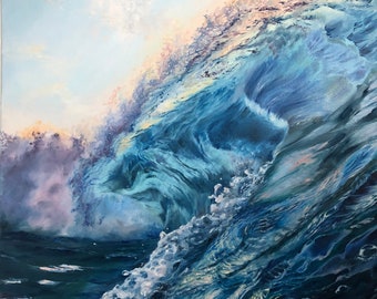 Ocean Wave Painting Original Painting Oil Painting On Canvas By Varnavskaya