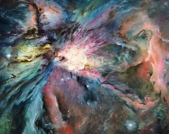 Space Painting Abstract Painting Original Painting Oil Painting On Canvas By Varnavskaya