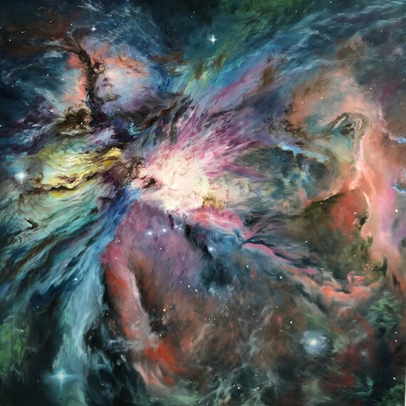 Space Painting Abstract Painting Original Painting Oil Painting On Canvas By Varnavskaya