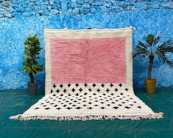 Custom Morrocan Rug,Authentic Boujaad Rug ,Amazing Multicolored Rug ,Moroccan rug,Artistic Moroccan Rug, Handmade rug, Beni ourain style