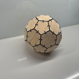 Voetbalbal voor materiaal van 3 mm, 4 mm en 6 mm