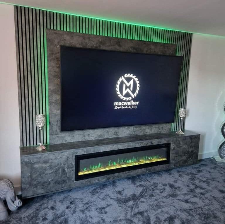 Fireplace Tv Stand Etsy UK
