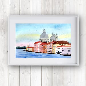 Art Print Venice Italy - Memories of the Grand Canal - Venice Poster Italy Wall Art Gift