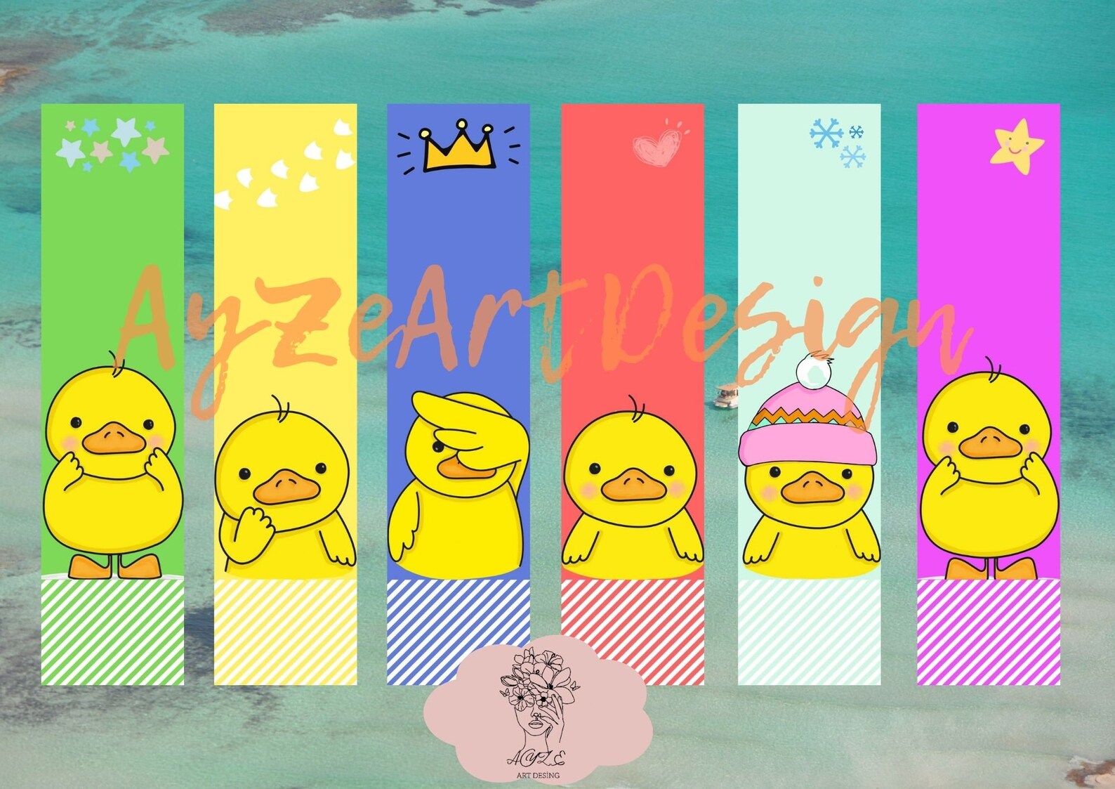 Kid Bookmarkprintable Bookmarks Template Printable Bookmarks Etsy