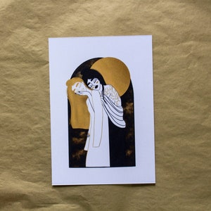 Carte postale illustrée - Self love ⋆ Amour de soi ⋆ Enfant intérieur