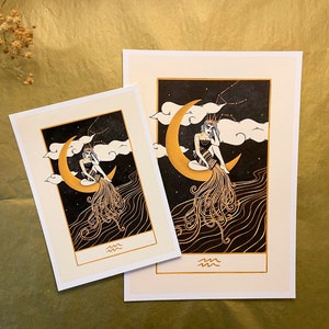Illustration Signe Astrologique I Verseau I Aquarius