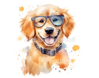 Niedlicher Hund Clipart, 9 hochwertige PNGs, 401 DPI, druckbar, ohne Hintergrund, kommerzielle Nutzung, lizenzfreie, digitales Papierhandwerk