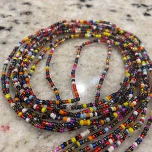 DIY Waist Beads Making Kit; Crystal waist beads; waist bead supply, waist  beads repair kit; tie on waist beads