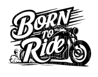 Motorcycle svg Born to ride svg Motorbike svg Harley Davidson svg