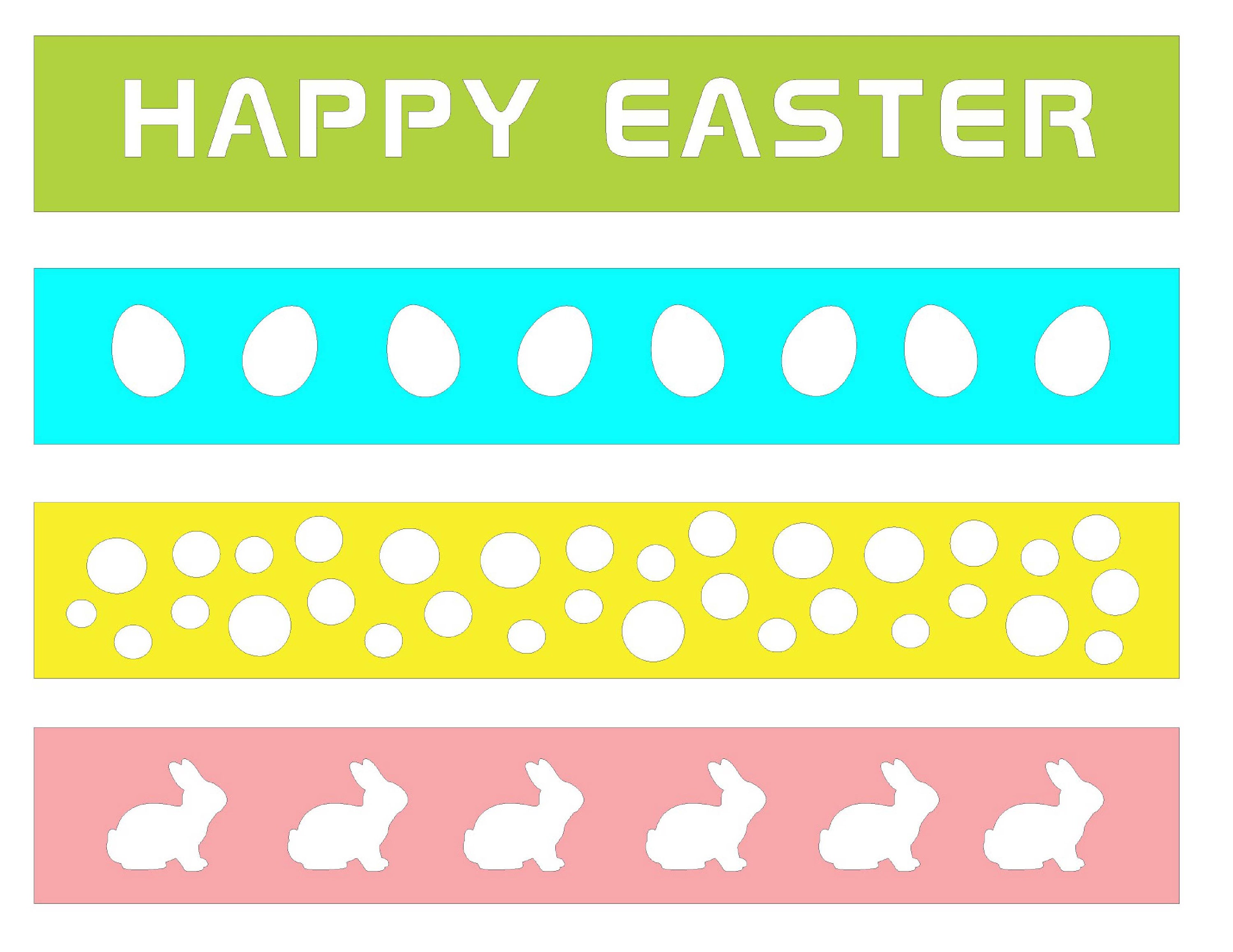 Svg Easter Paper Chains, Cut File Compatible With Cricut and Silhouette ...