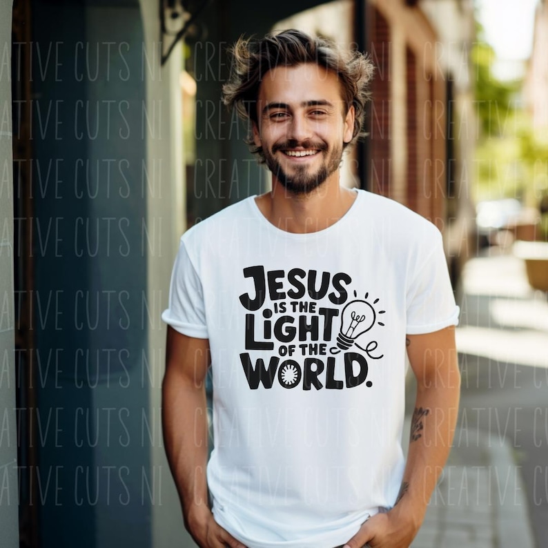 Jesus is the Light of the World File Digital Download Cross Svg ...