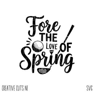 Golf svg Avant l'amour du printemps svg golf citations svg cricut svg silhouette svg coupe fichier Golf