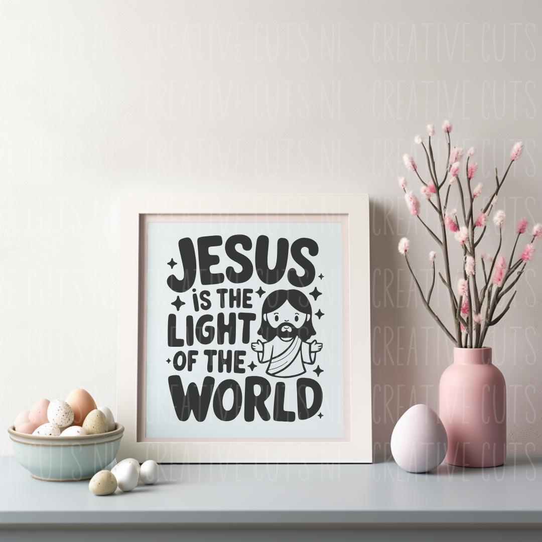 Jesus is the Light of the World File Digital Download Cross Svg ...