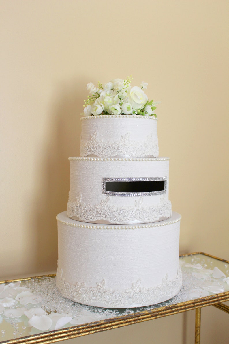 Traditional 3 Tier Gift Card Wedding Cake Box - Etsy